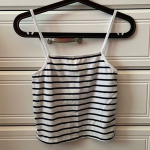 brandy striped tank top